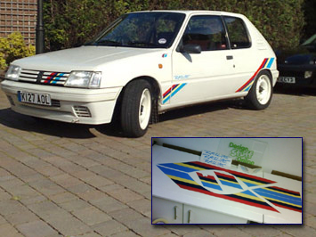 205 Rallye Decal Set