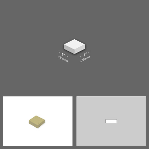 1 inch x 1 inch Victorian Reproduction Tiles