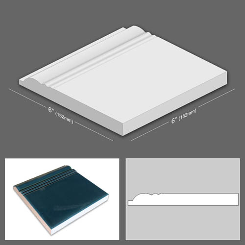 6 inch x 6 inch Victorian Reproduction Tiles