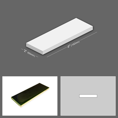 6 inch x 2 inch Victorian Reproduction Tiles