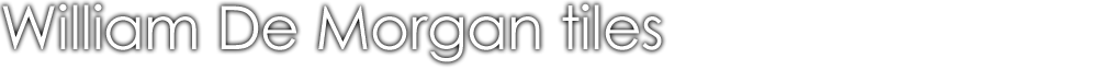 William De Morgan Tiles