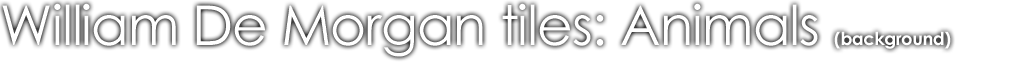 William De Morgan Tiles