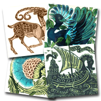 William De Morgan Tile