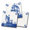 Dutch Delft Sailing Ships  Design Tiles