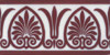 Anthemion Border - Burgundy
