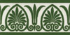 Anthemion Border - Green