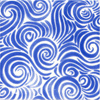 Stylized waves border tile