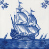 Boats, Ships, Frigates and Galleons Dutch Delft Tiles