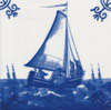 Boats, Ships, Frigates and Galleons Dutch Delft Tiles