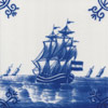 Boats, Ships, Frigates and Galleons Dutch Delft Tiles