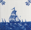 Boats, Ships, Frigates and Galleons Dutch Delft Tiles
