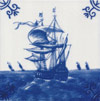 Boats, Ships, Frigates and Galleons Dutch Delft Tiles
