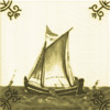 Boats, Ships, Frigates and Galleons Dutch Delft Tiles