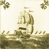 Boats, Ships, Frigates and Galleons Dutch Delft Tiles