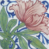 Dutch Delft Peony - East Tile