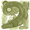 William De Morgan Fantastic Animal - Crocodile