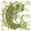William De Morgan Fantastic Animal - Fish
