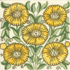 William De Morgan: Yellow Flowers - Park Daisy