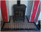 Victorian Stove Hearth Tiles
