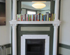 Bookshelf Fireplace Tiles