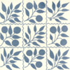 William Morris: blue Small Bough (a)
