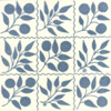 William Morris: blue Small Bough (b)