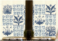 Create your own Combination of William Morris Tiles
